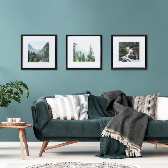 6 Packs: 3 ct. (18 total) Gallery™ Black Frame with Mat by Studio Décor®